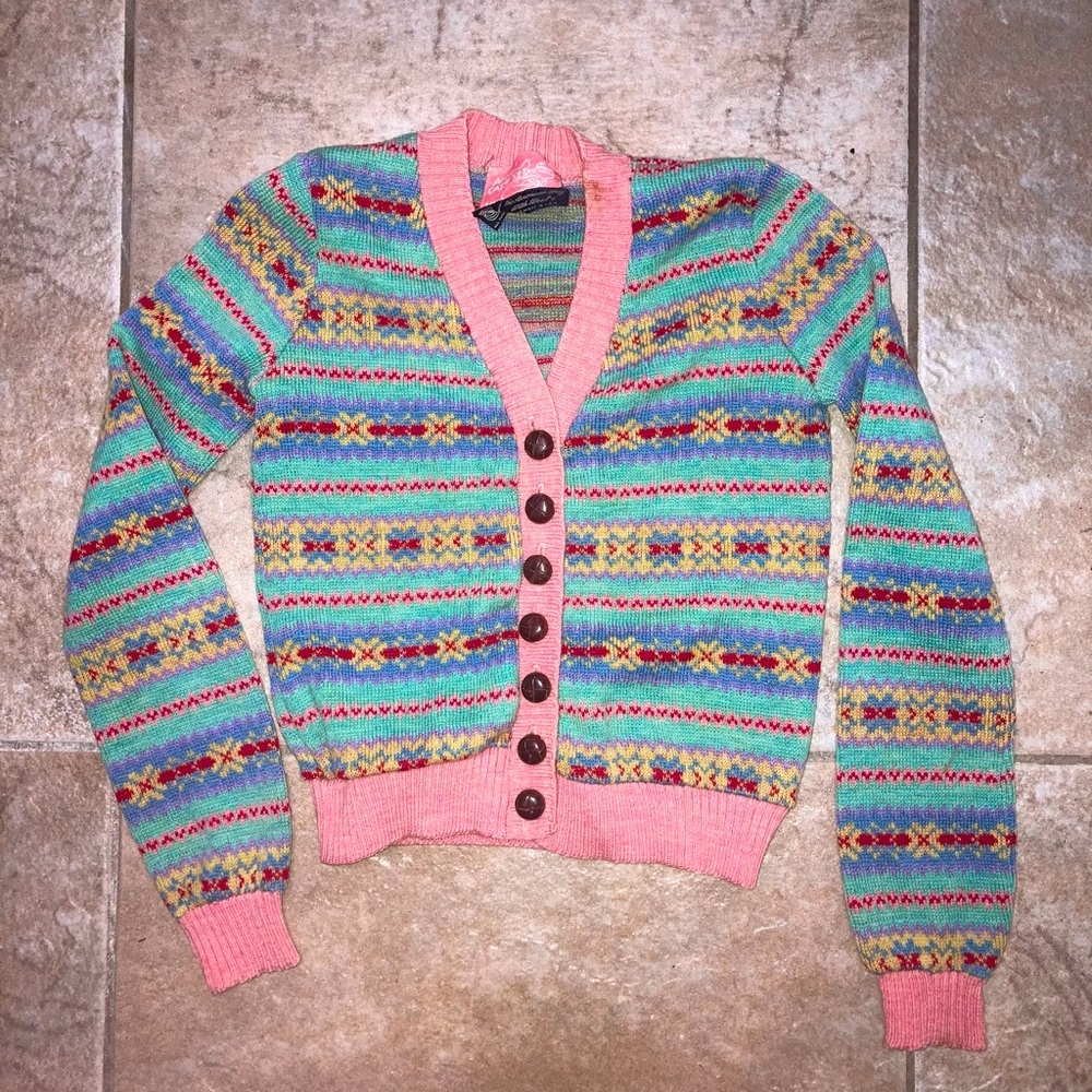 Betsey Johnson Alley Cat wool cardigan